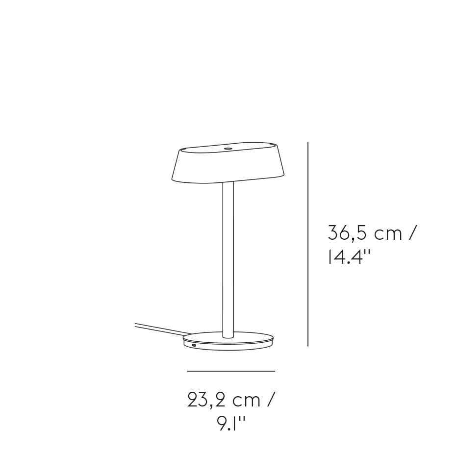 Linear Bordslampa Black