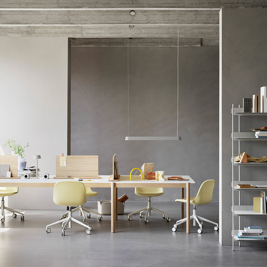 Linear Pendel 87,2cm Grey