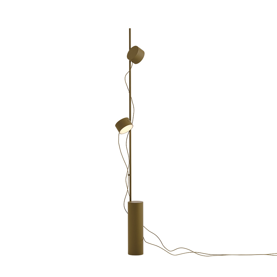 Post Golvlampa Brown Green