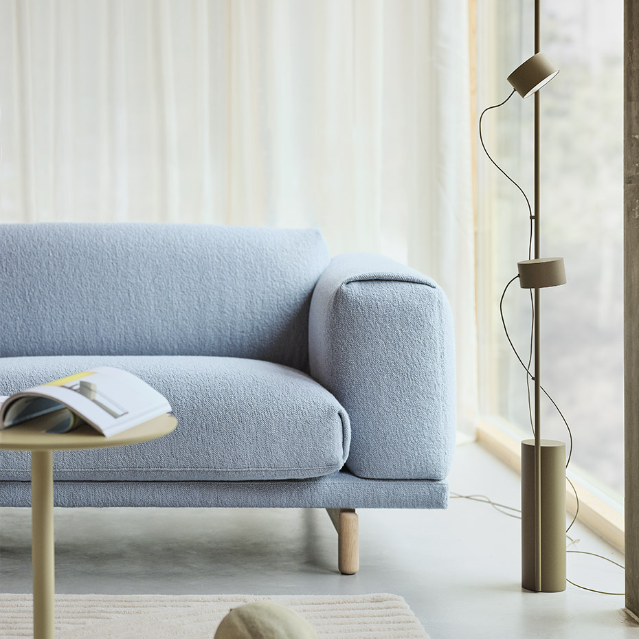 Post Golvlampa Brown Green