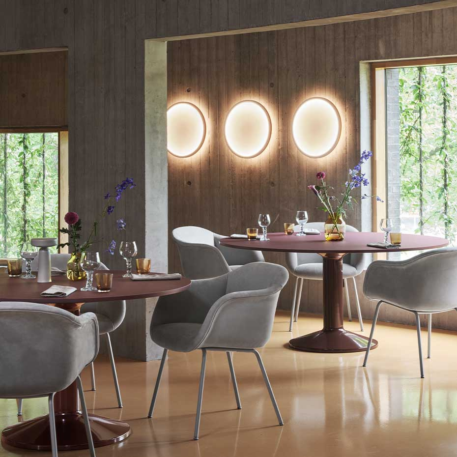 Calm Vägglampa Ø50cm White/Grey