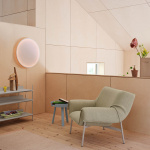 Calm Vägglampa Ø90cm White/Black Calm Vägglampa Ø90cm White/Black