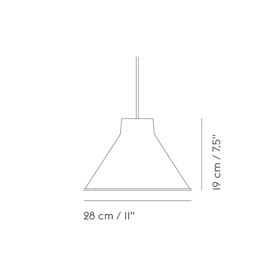 Top Pendel Ø28 Sand