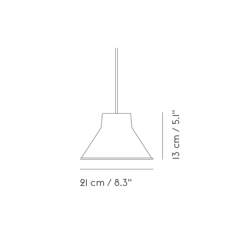 Top Pendel Ø21 Grey