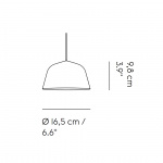 Ambit Pendel Ø16,5 White Ambit Pendel Ø16,5 White