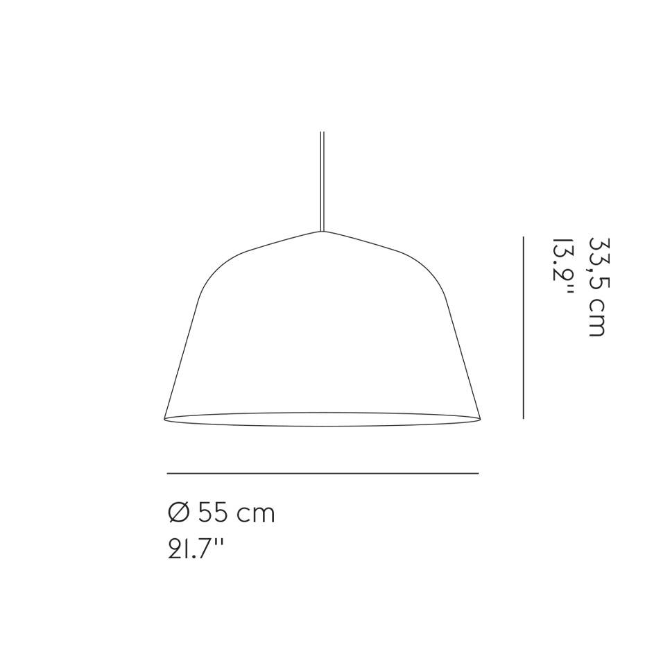 Ambit Pendel Ø55 Grey