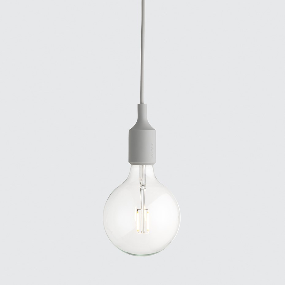 E27 Pendel Light Grey