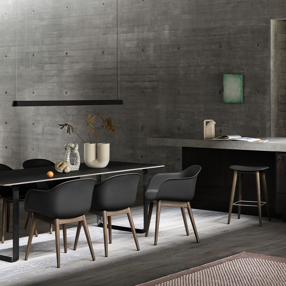 Linear Pendel 87,2cm Grey
