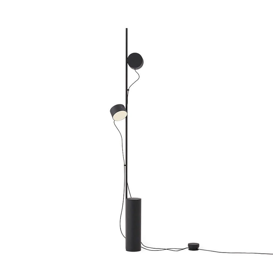 Post Golvlampa Black