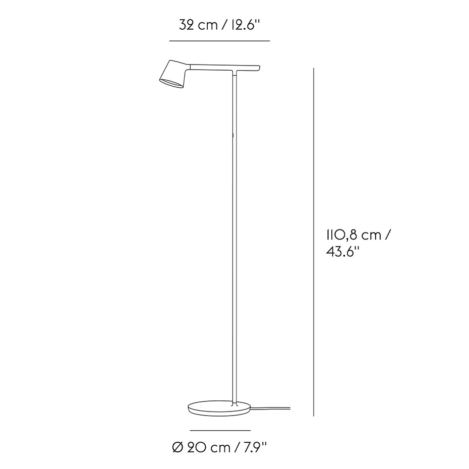 Tip Golvlampa Black