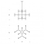 Crown Minor 12 Ljuskrona Matt Black Crown Minor 12 Ljuskrona Matt Black