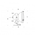 Projecteur 165 Klämlampa Night Blue Projecteur 165 Klämlampa Night Blue
