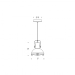 Projecteur 165 Pendel Night Blue Projecteur 165 Pendel Night Blue