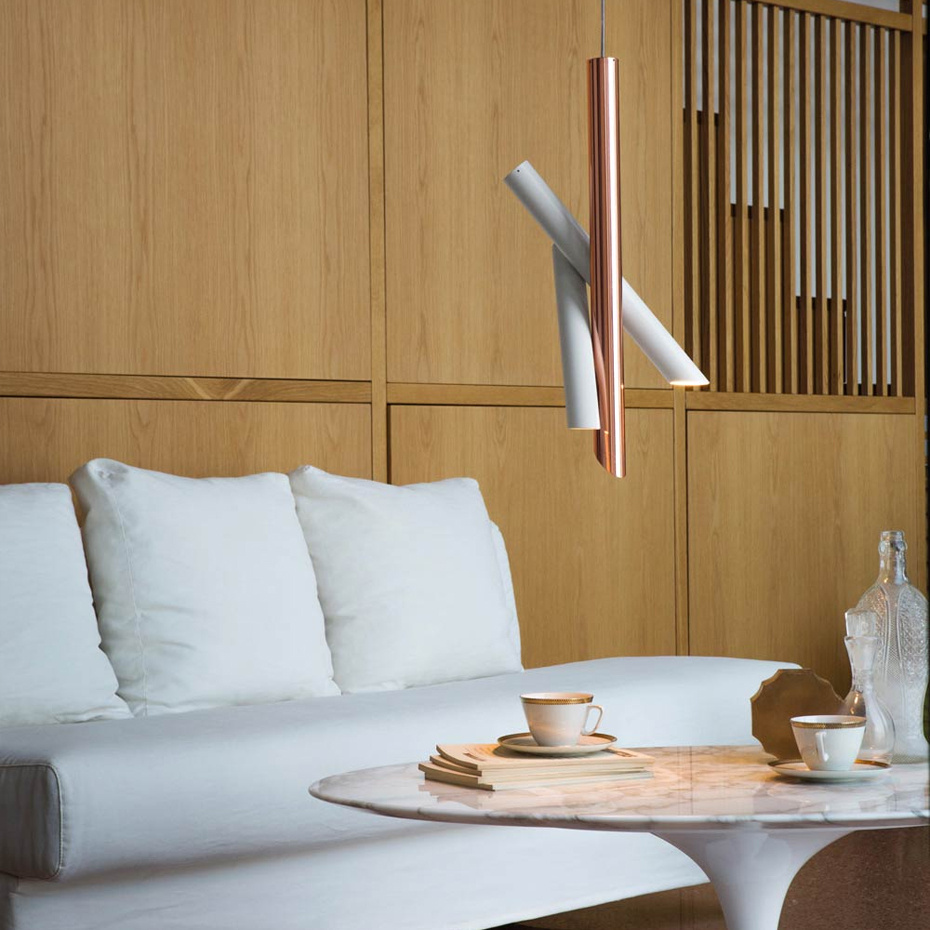 Tubes 3 Pendel White/White