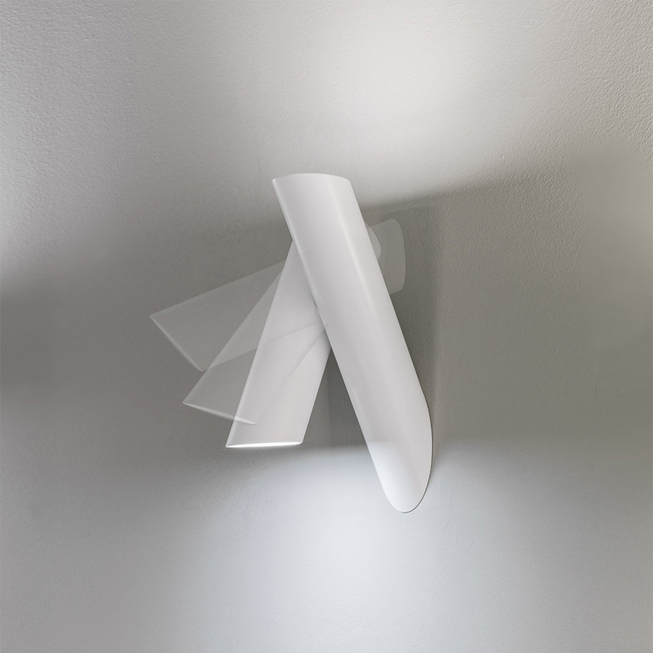 Tubes Large Vägglampa White/Grey