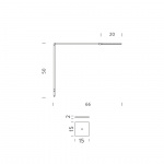 Untitled Linear Bordslampa Black Med Bordsfot Untitled Linear Bordslampa Black Med Bordsfot