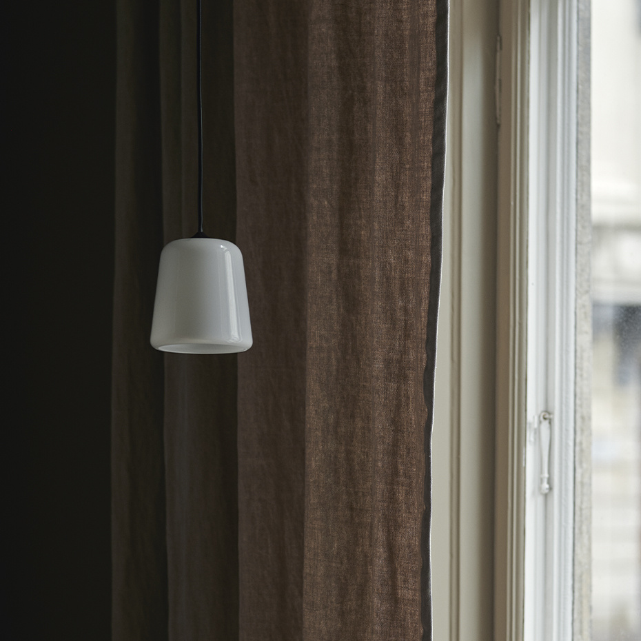 Material Pendel White Opal Glass