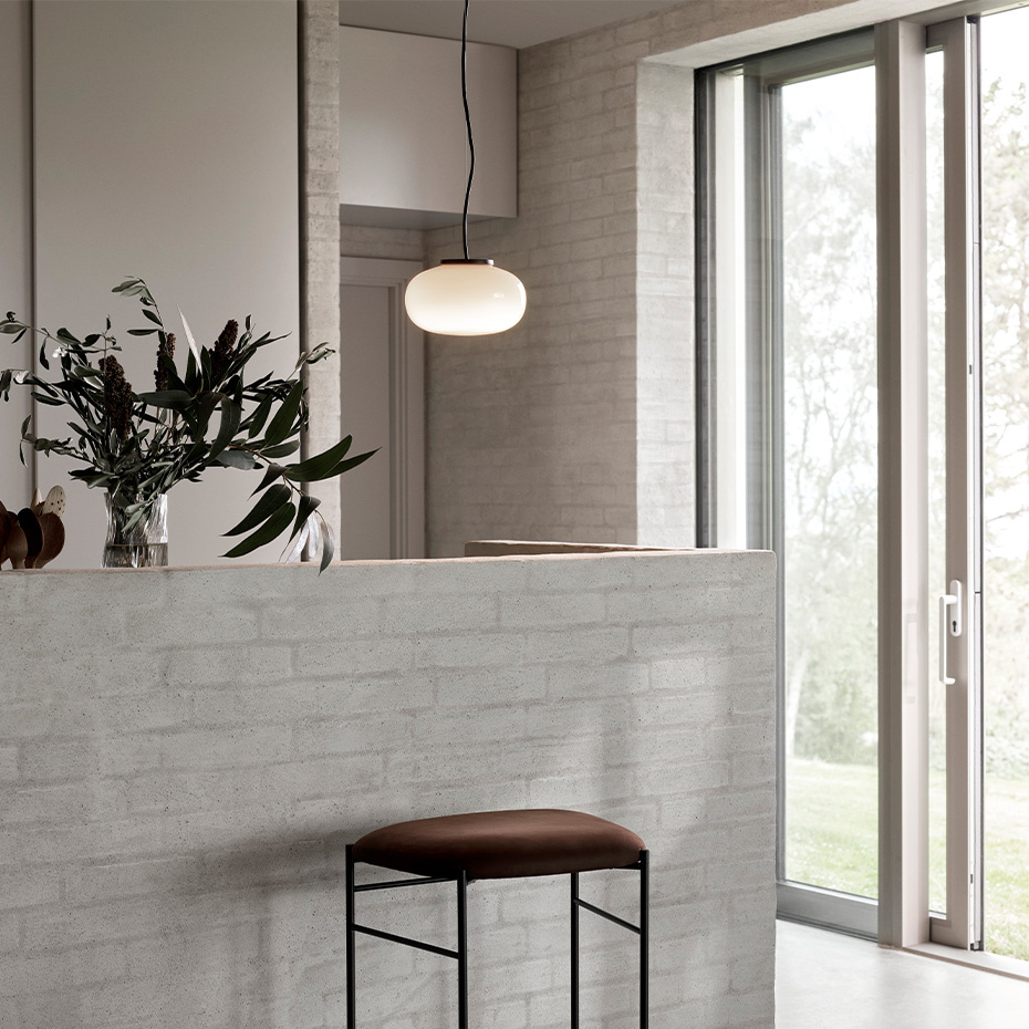 Karl-Johan Pendel Small Opal Glass