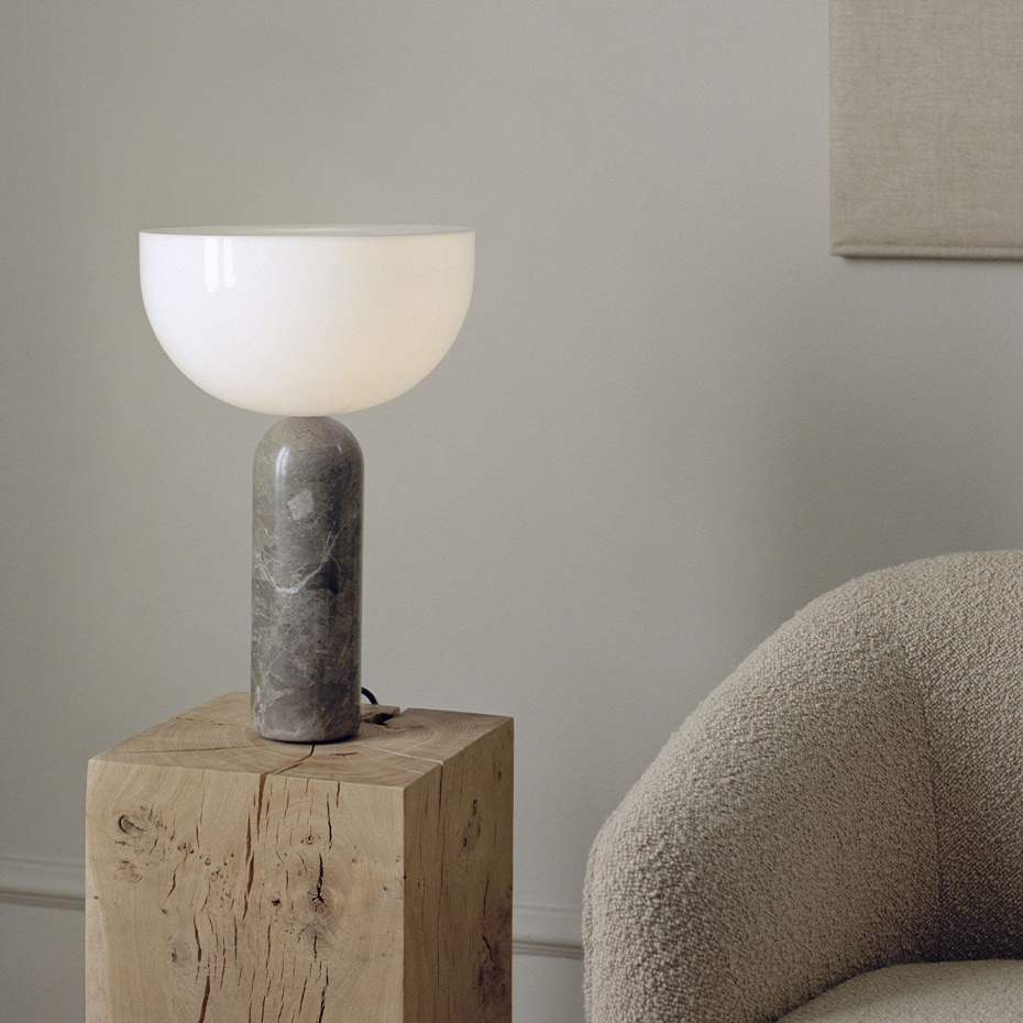 Kizu Bordslampa Large Grey Marble