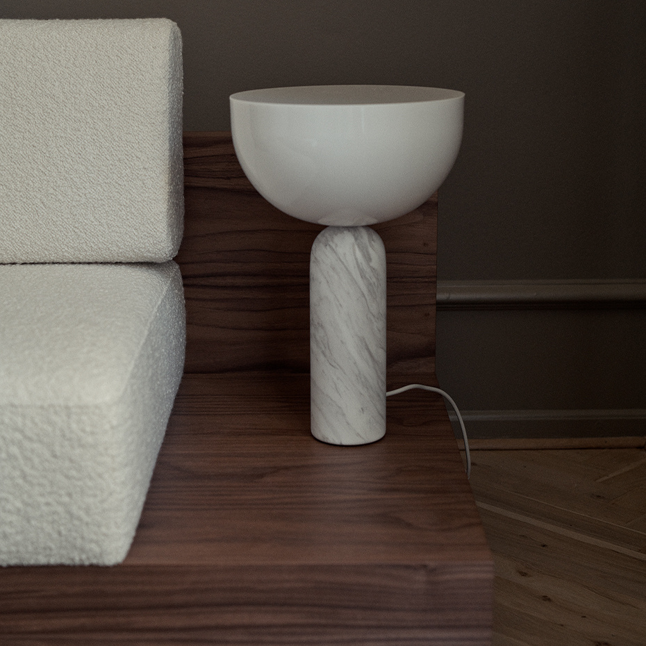 Kizu Bordslampa Small White Marble