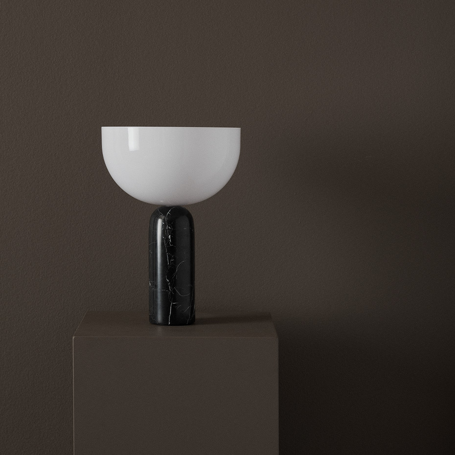 Kizu Bordslampa Small Black Marble
