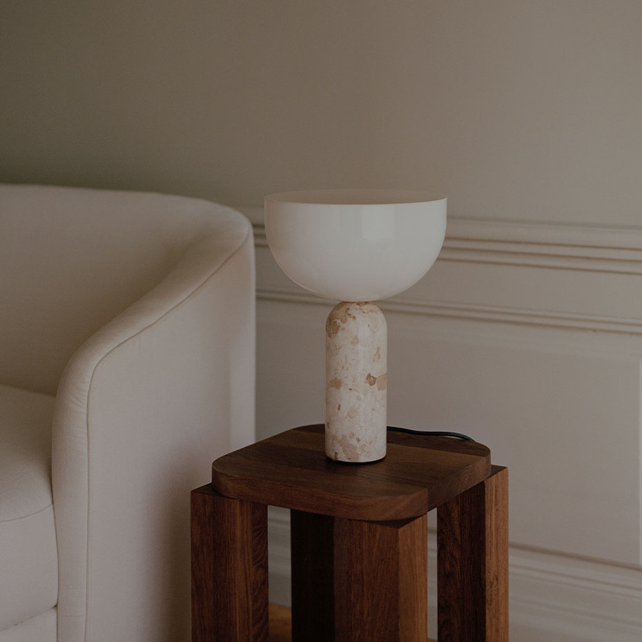 Kizu Bordslampa Small Kunis Breccia Marble