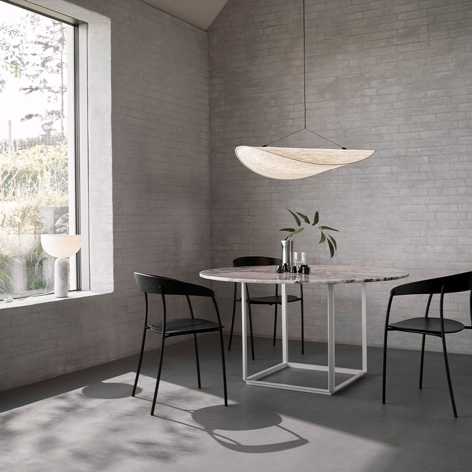 Tense Pendel Ø120cm White Tyvek