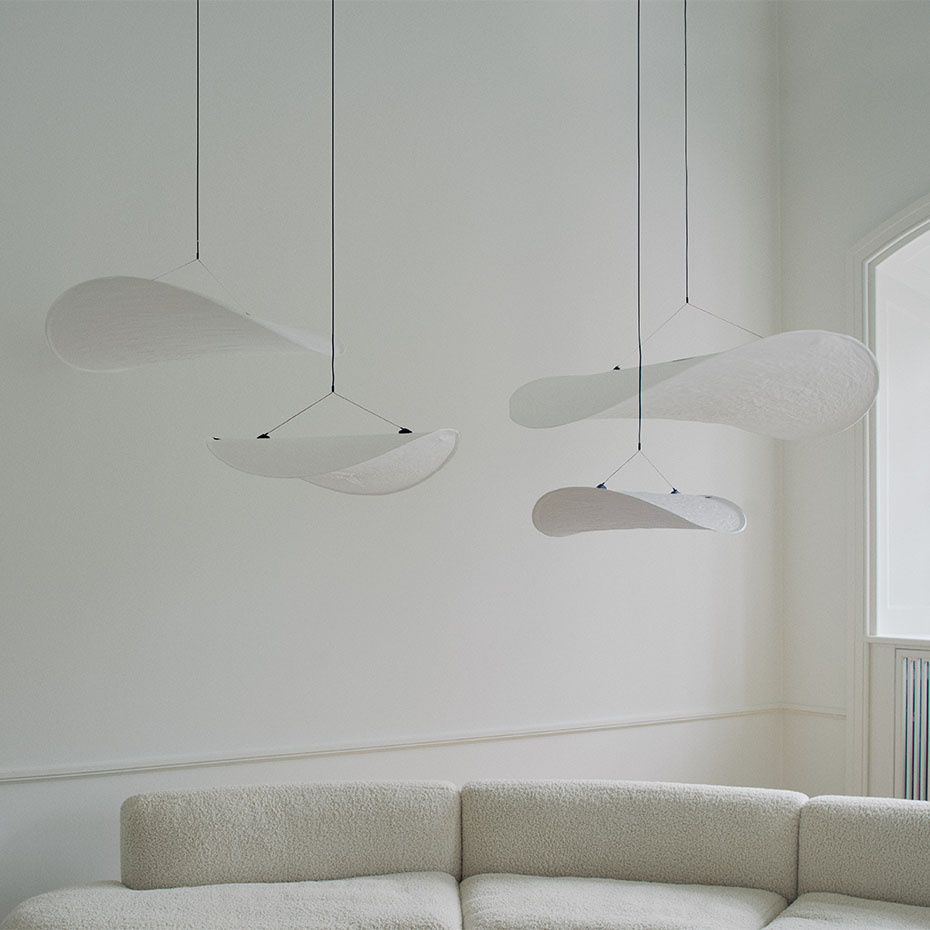 Tense Pendel Ø55cm White Tyvek