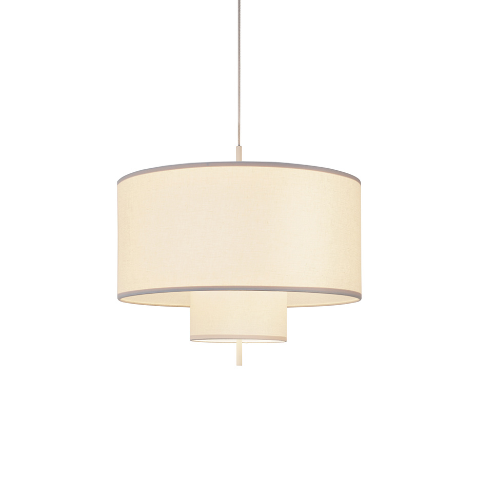 Margin Pendel Ø70cm White Canvas