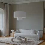 Margin Pendel Ø90cm White Canvas Margin Pendel Ø90cm White Canvas