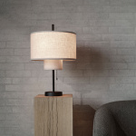 Margin Bordslampa Beige/Black Margin Bordslampa Beige/Black