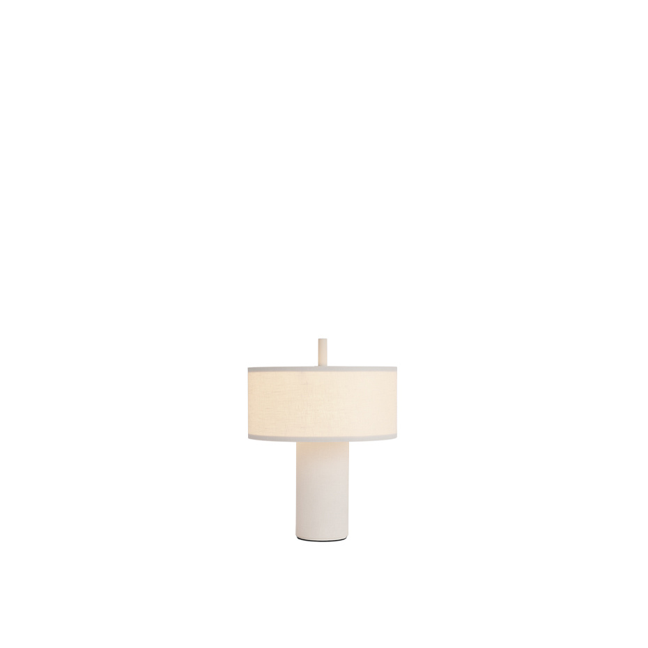 Margin Portable Bordslampa White Canvas