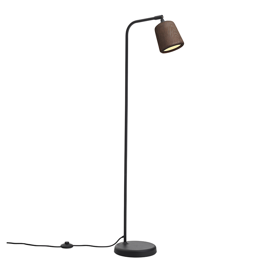 Material Golvlampa Smoked Oak