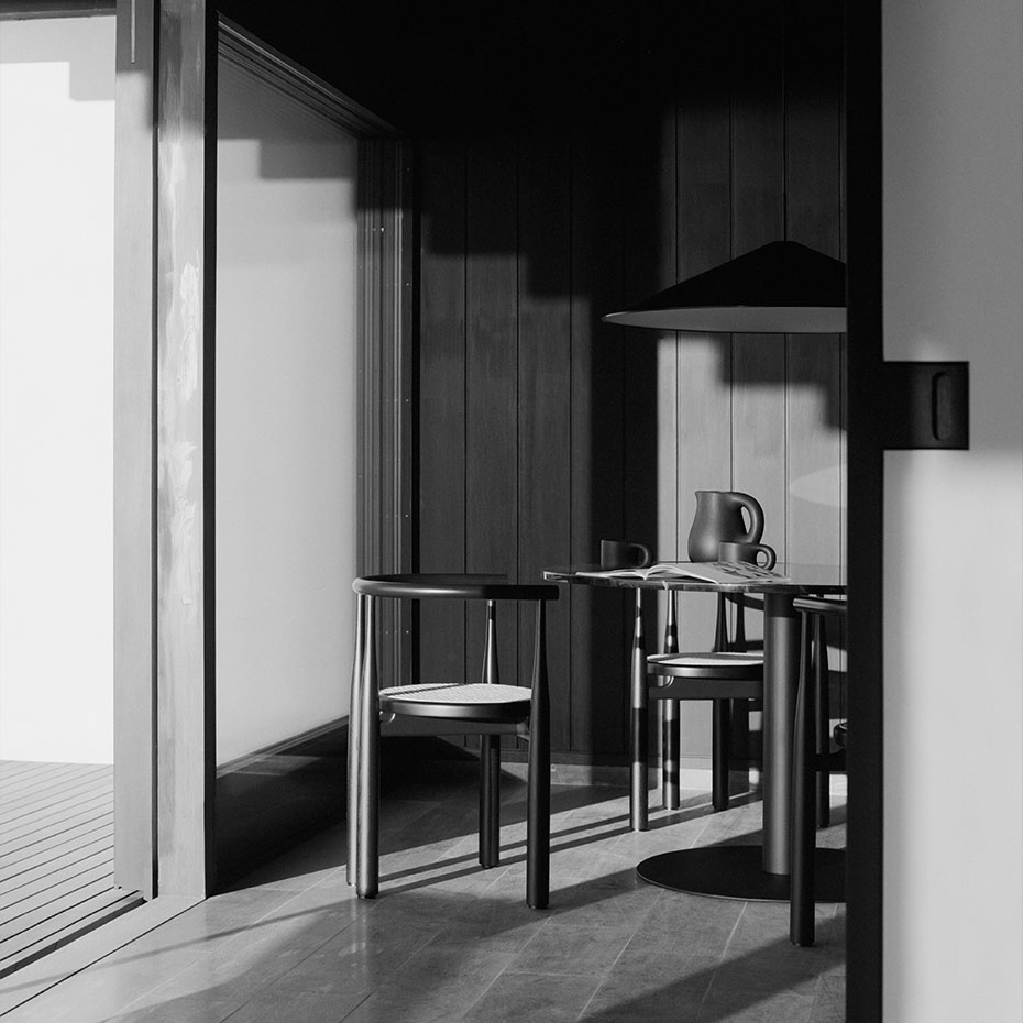 Brolly Pendel Ø90cm Anodized Black