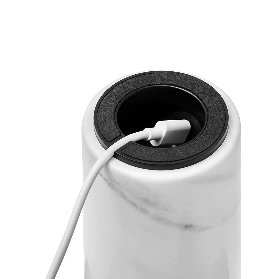 Kizu Portable Bordslampa White Marble