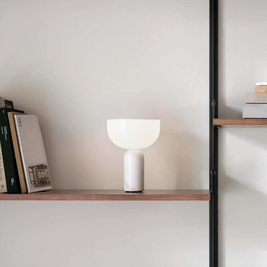 Kizu Portable Bordslampa White Marble