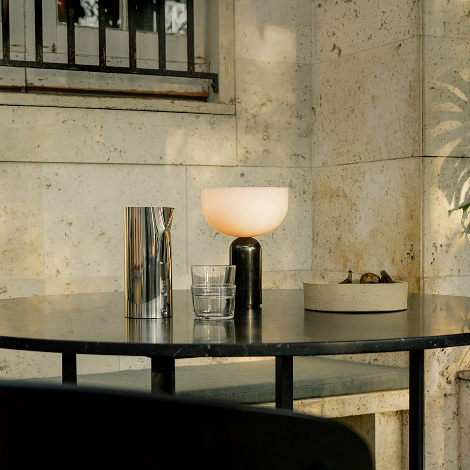 Kizu Portable Bordslampa Black Marble