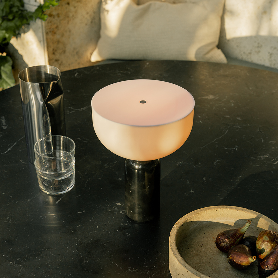 Kizu Portable Bordslampa Black Marble