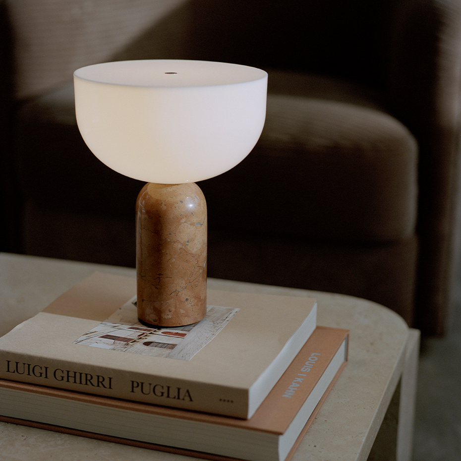 Kizu Portable Bordslampa Breccia Pernice Marble