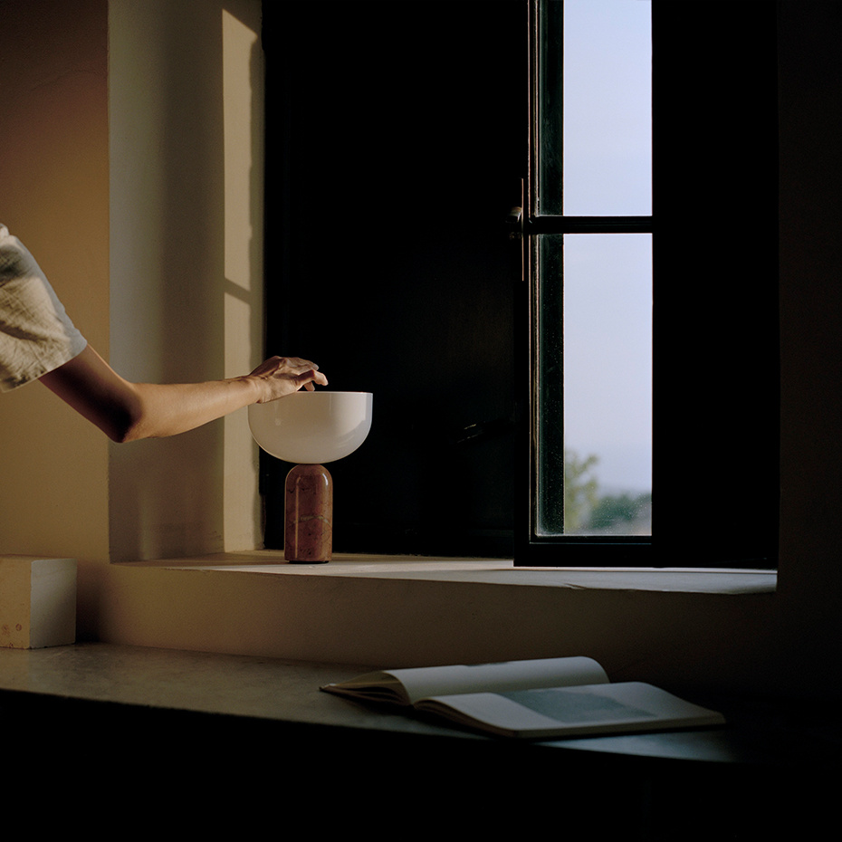 Kizu Portable Bordslampa Breccia Pernice Marble