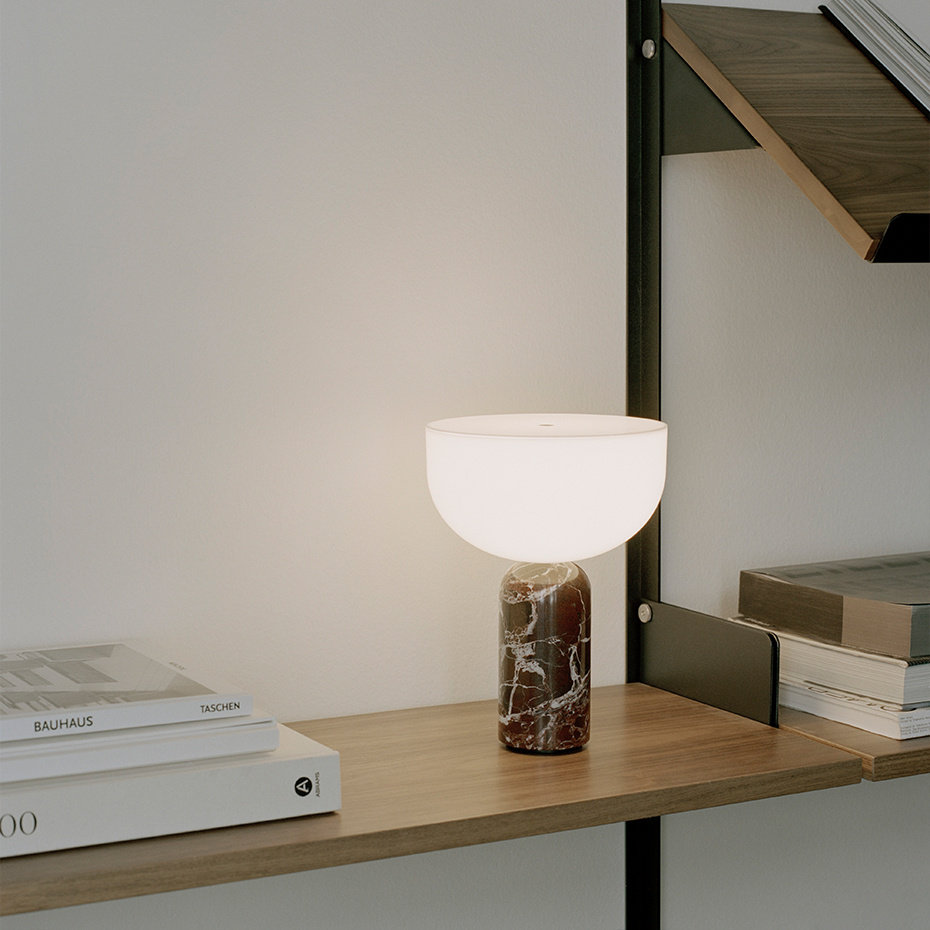 Kizu Portable Bordslampa Rosso Levanto Marble