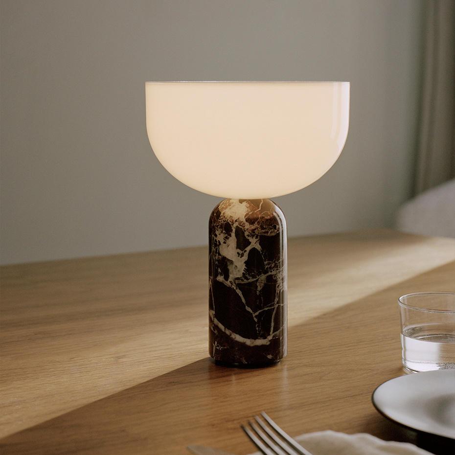 Kizu Portable Bordslampa Rosso Levanto Marble