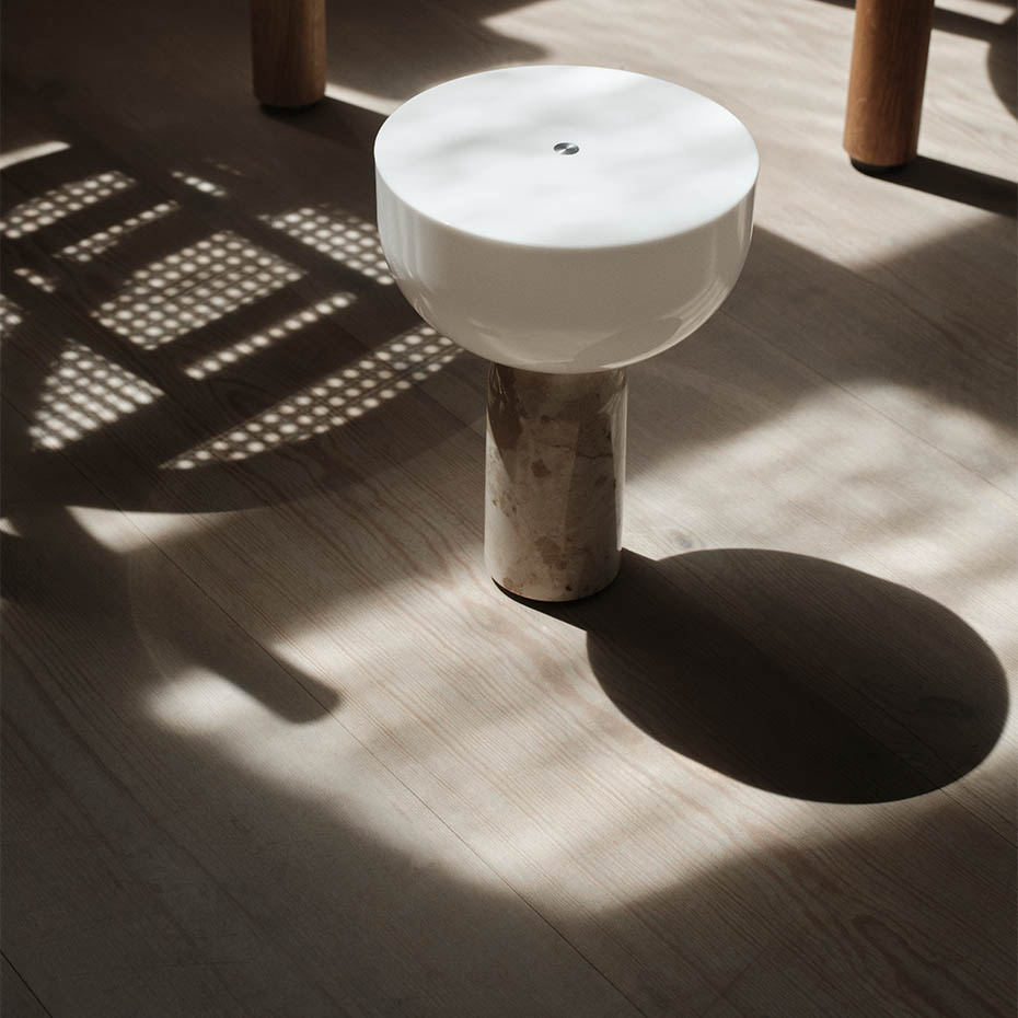 Kizu Portable Bordslampa Kunis Breccia Marble