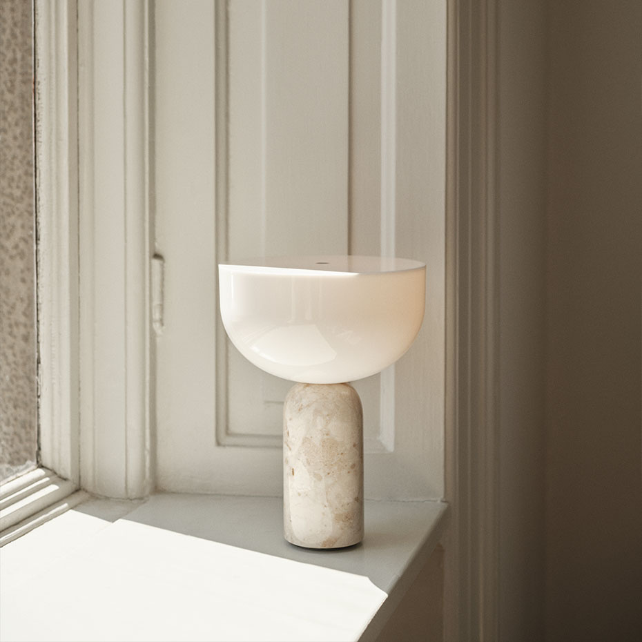 Kizu Portable Bordslampa Kunis Breccia Marble