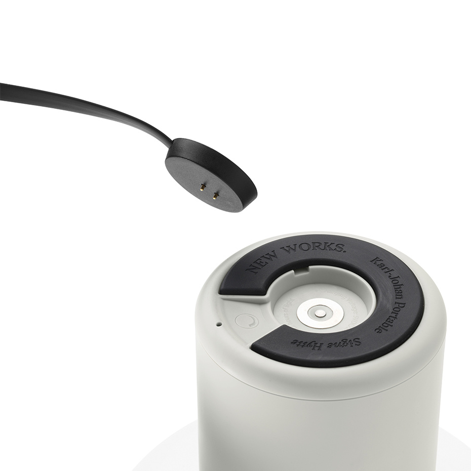 Karl-Johan Portable Bordslampa Light Grey