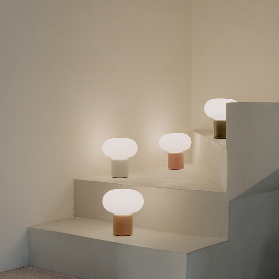 Karl-Johan Portable Bordslampa Earth Red