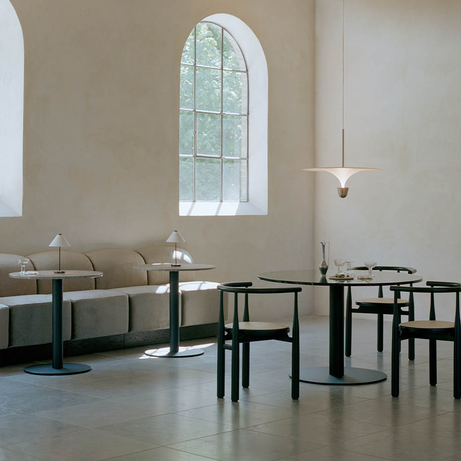 Kantarell Pendel Ø60cm Nickel