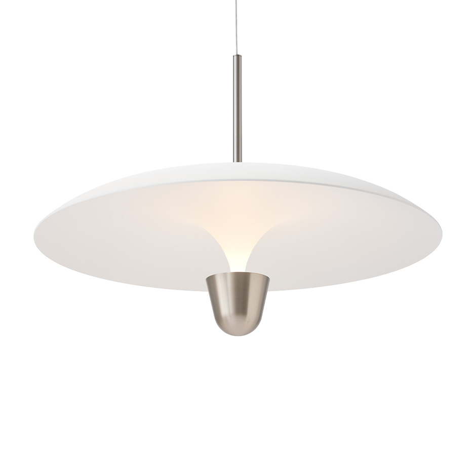 Kantarell Pendel Ø55cm Nickel