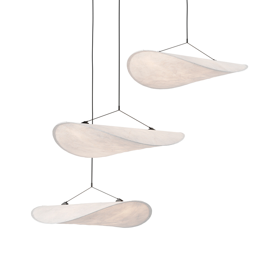 Tense Ljuskrona Ø55cm White Tyvek