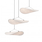 Tense Ljuskrona Ø55cm White Tyvek Tense Ljuskrona Ø55cm White Tyvek